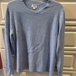 J. Crew Women's Blue Crewneck Sweater